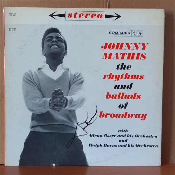 JOHNNY MATHIS – THE RHYTHMS AND BALLADS OF BROADWAY (1960) - 2LP 2.EL PLAK