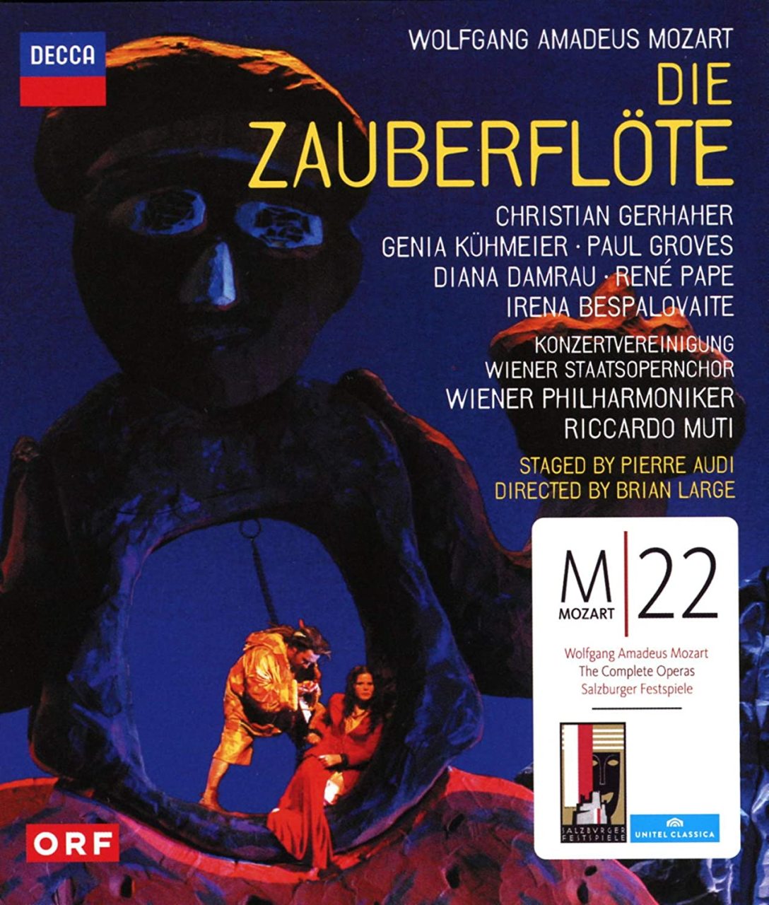 MOZART: DIE ZAUBERFLÖTE, WIENER PHILHARMONIKER, RICCARDO MUTI - BLU-RAY SIFIR