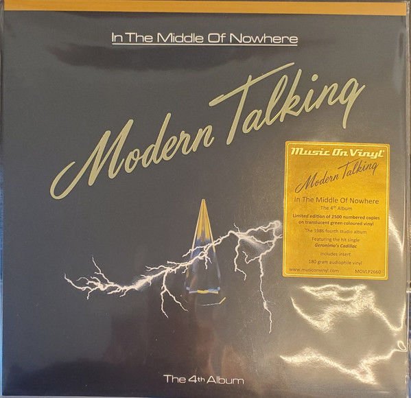 MODERN TALKING - IN THE MIDDLE OF NOWHERE / 4TH ALBUM (1986) - LP 180GR 2023 TRANSLUCENT GREEN COLOURED EDITION SIFIR PLAK