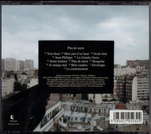 J.P. NATAF – PLUS DE SUCRE (2004) - CD FRANSIZCA HIP-HOP 2.EL
