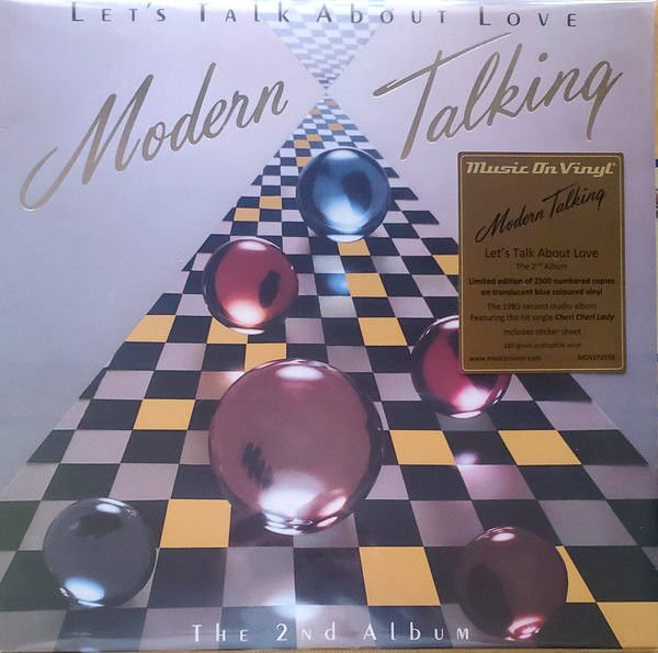 MODERN TALKING - LET'S TALK ABOUT LOVE / 2ND ALBUM (1985) - LP 180GR 2023 TRANSLUCENT BLUE COLOURED EDITION SIFIR PLAK