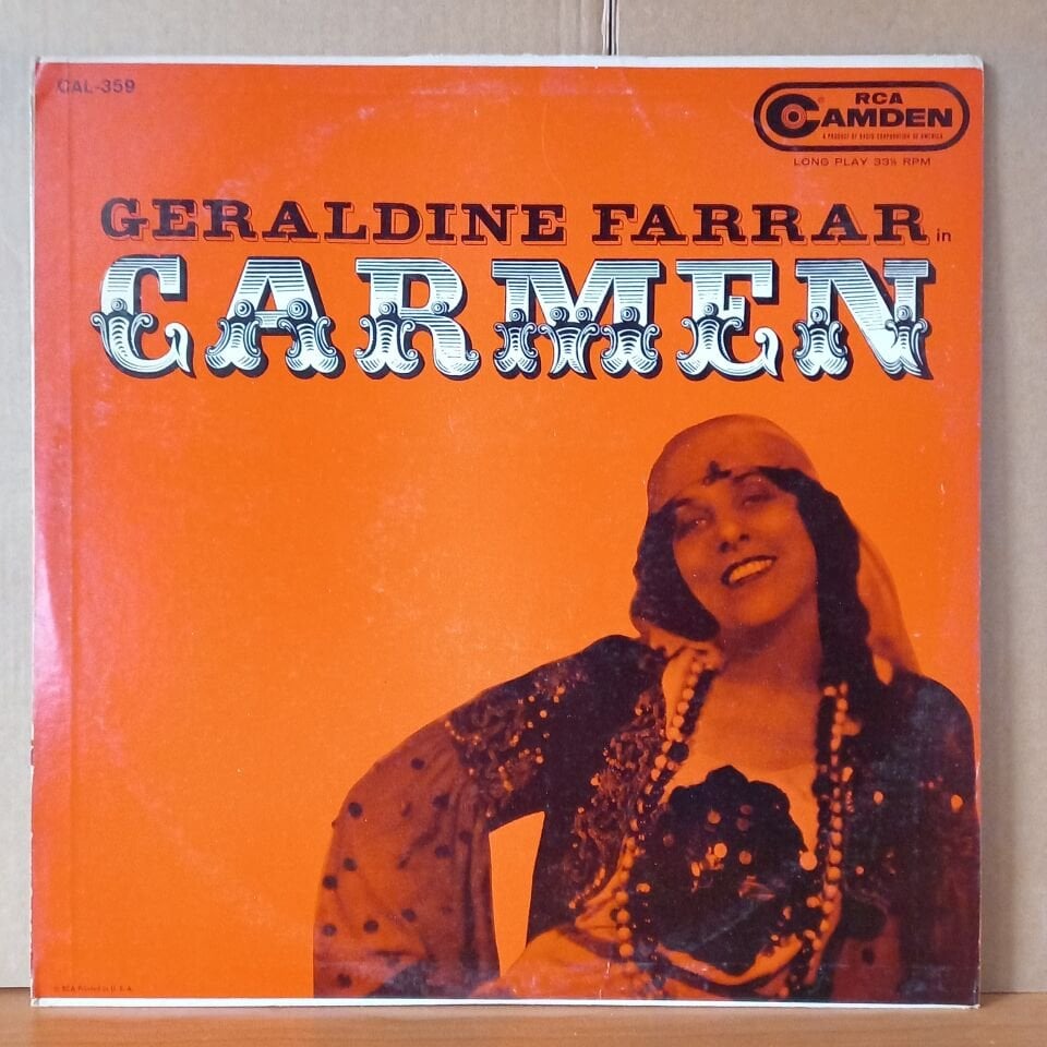 GERALDINE FARRAR – CARMEN - LP 2.EL PLAK