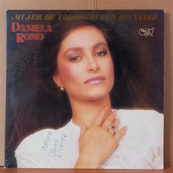 DANIELA ROMO – MUJER DE TODOS, MUJER DE NADIE (1986) - LP 2.EL PLAK