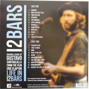 12 BARS / ERIC CLAPTON LIFE IN 12 BARS - SOUNDTRACK / MUSIC BY GUSTAVO SANTAOLALLA (2019) - LP 180GR LTD EDT COLOURED SIFIR PLAK