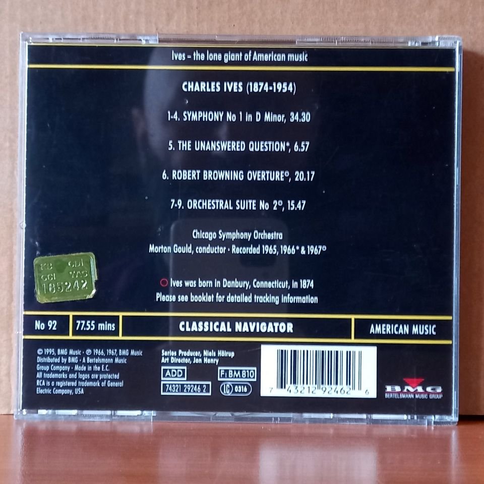 IVES: SYMPHONY NO 1 / ORCHESTRAL SUITE NO 2 / MORTON GOULD · CHICAGO SYMPHONY ORCHESTRA (1995) - CD 2.EL