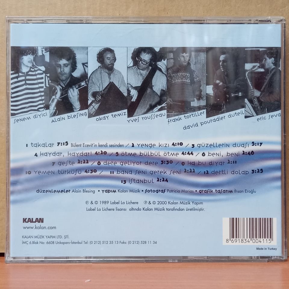 SENEM DİYİCİ – TAKALAR / BÜLENT ECEVİT (2000) - CD 2.EL