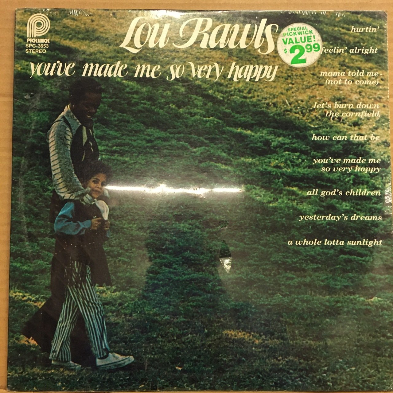 LOU RAWLS - YOU'VE MADE ME SO VERY HAPPY (1970) 1979 ESKİ BASKI SIFIR PLAK (1969) REISSUE 2.EL PLAK (1970) 2.EL PLAK