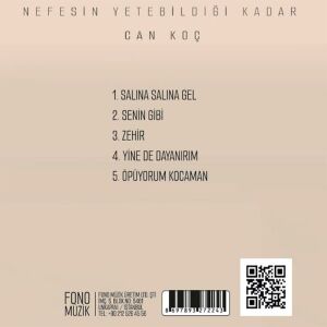 CAN KOÇ - NEFESİN YETEBİLDİĞİ KADAR (2022) - CD DIGIPACK SIFIR