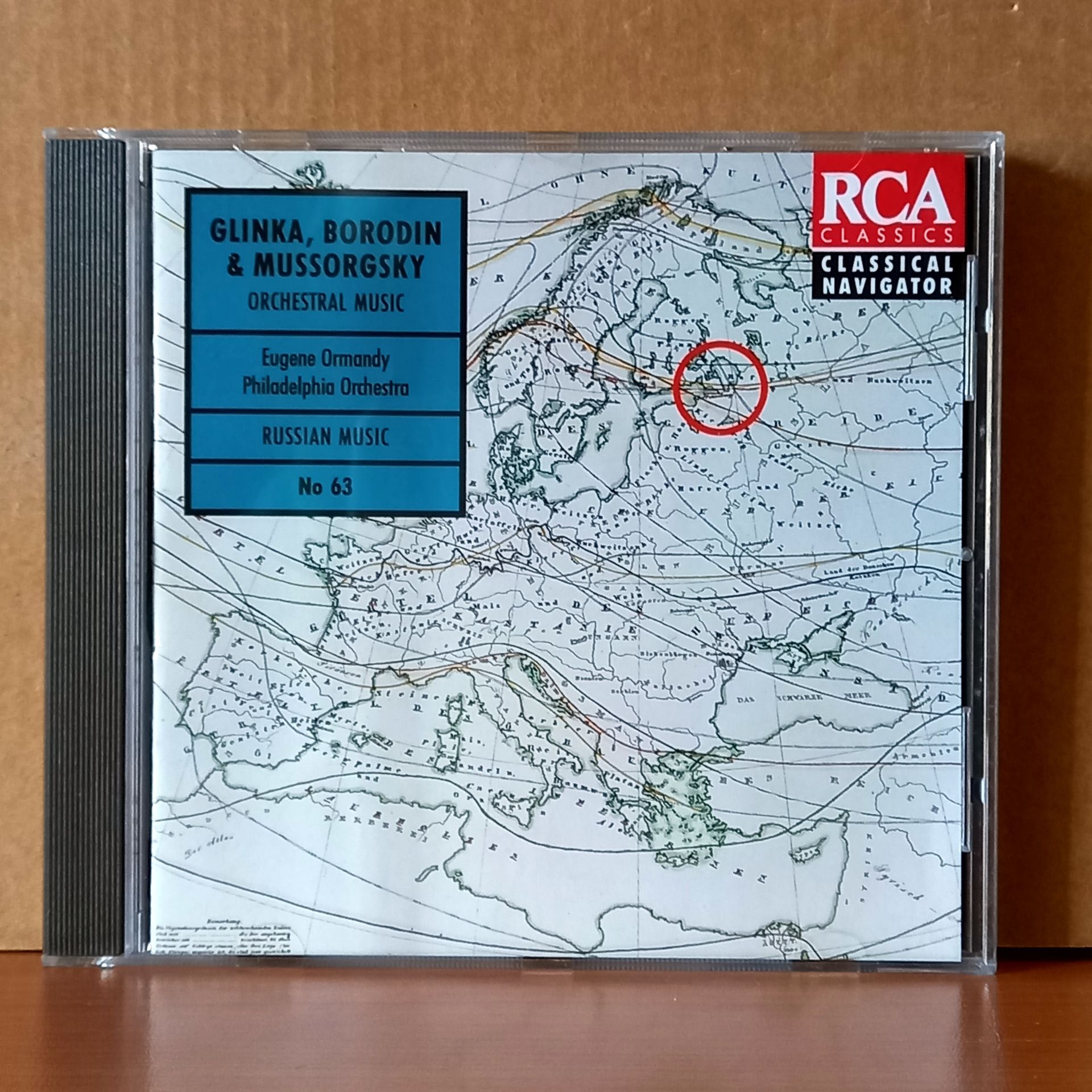 GLINKA, BORODIN & MUSSORGSKY / ORCHESTRAL MUSIC FROM RUSSIA / EUGENE ORMANDY, PHILADELPHIA ORCHESTRA (1994) - CD 2.EL
