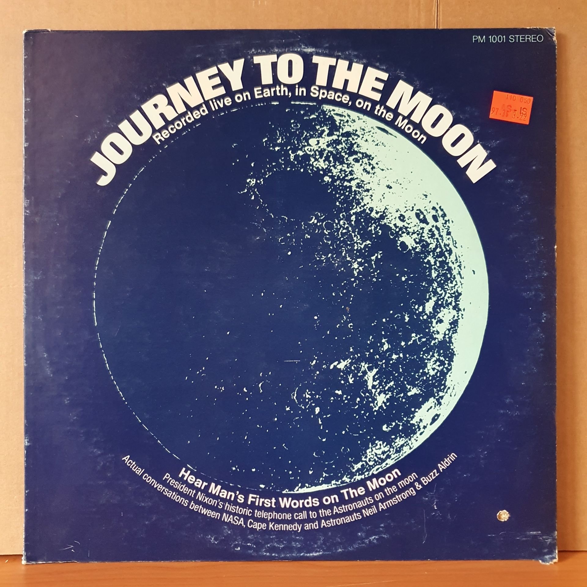 JOURNEY TO THE MOON / RECORDED LIVE ON EARTH, IN SPACE, ON THE MOON - LP 2.EL PLAK