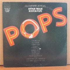 POPS AN EVENING AT POPS ARTHUR FIEDLER BOSTON POPS (1977) - 2LP 2.EL PLAK