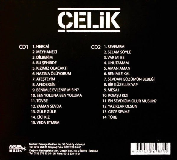 ÇELİK – BEST OF (2013) - 2CD SIFIR