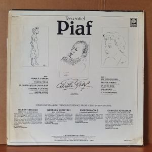 EDITH PIAF - L'ESSENTIEL (1977) - LP 2.EL PLAK