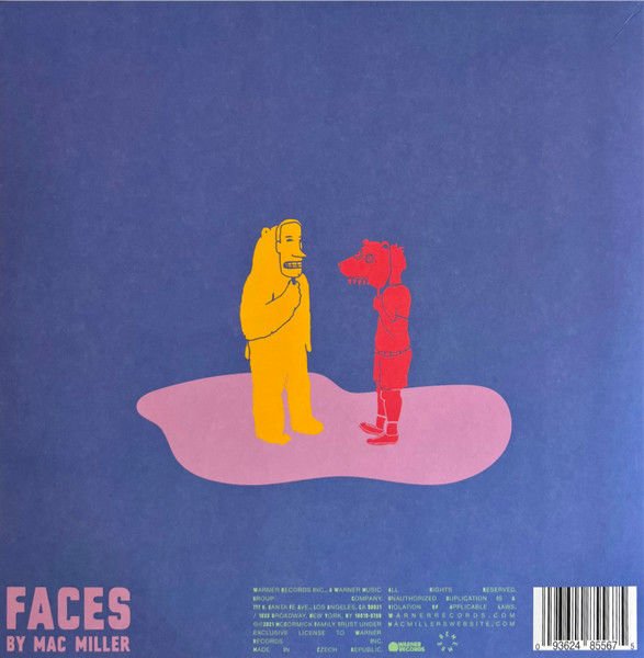 MAC MILLER - FACES (2014) - 3LP MIXTAPE 2023 WHITE COLOURED EDITION SIFIR PLAK