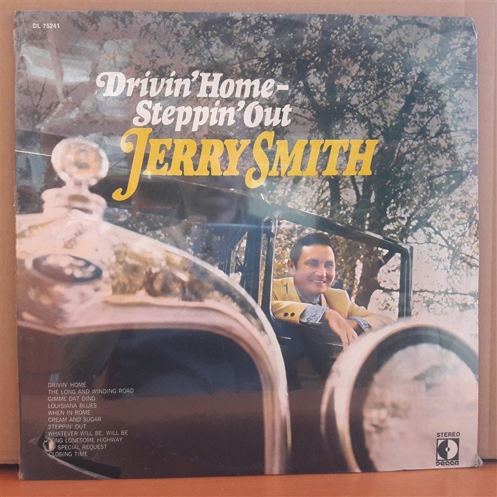 JERRY SMITH - DRIVIN' HOME- STEPPIN' OUT (1970) - LP DÖNEM BASKISI SIFIR PLAK