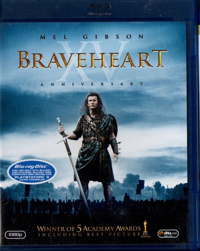 BRAVEHEART - XV ANNIVERSARY - CESUR YÜREK - MEL GIBSON - 2 DİSK BLU-RAY 2.EL