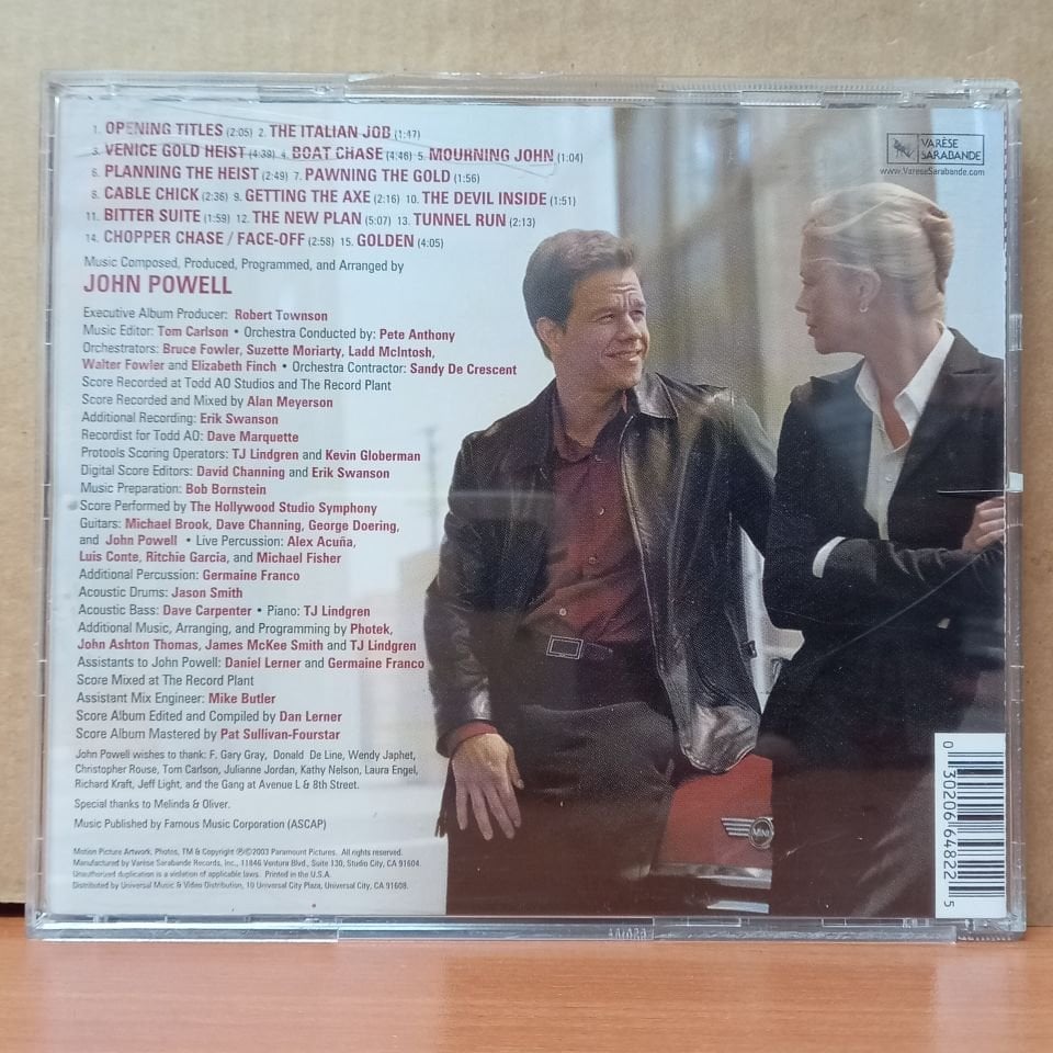JOHN POWELL - THE ITALIAN JOB / ORIGINAL MOTION PICTURE SOUNDTRACK (2003) - CD 2.EL