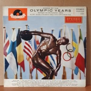 SONGS OF THE OLYMPIC YEARS / KURT EDELHAGEN AND HIS ORCHESTRA (1960) - LP 2.EL PLAK