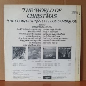 THE WORLD OF CHRISTMAS / THE CHOIR OF KING'S COLLEGE, CAMBRIDGE / DAVID WILLCOCKS (1970) - LP 2.EL PLAK