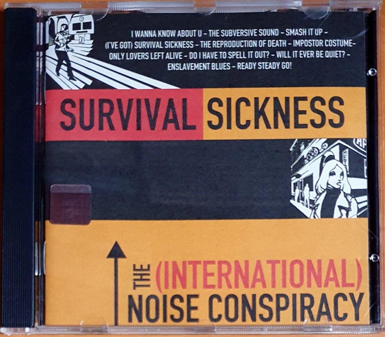 THE [INTERNATIONAL] NOISE CONSPIRACY - SURVIVAL SICKENESS (2000) - CD BURNING HEART RECORDS 2.EL