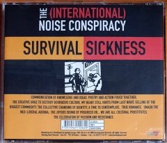 THE [INTERNATIONAL] NOISE CONSPIRACY - SURVIVAL SICKENESS (2000) - CD BURNING HEART RECORDS 2.EL