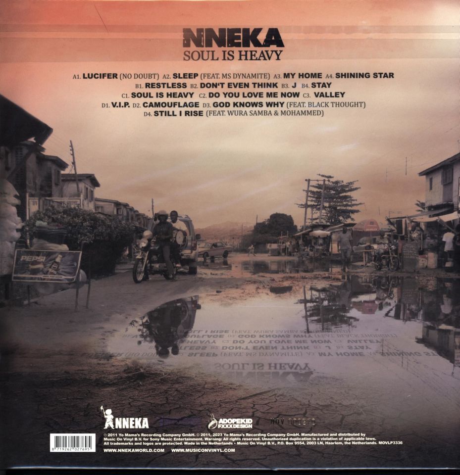 NNEKA – SOUL IS HEAVY (2011) - 2xLP 2023 LTD. GOLD & BLACK MARBLED VINYL RENKLİ SIFIR PLAK