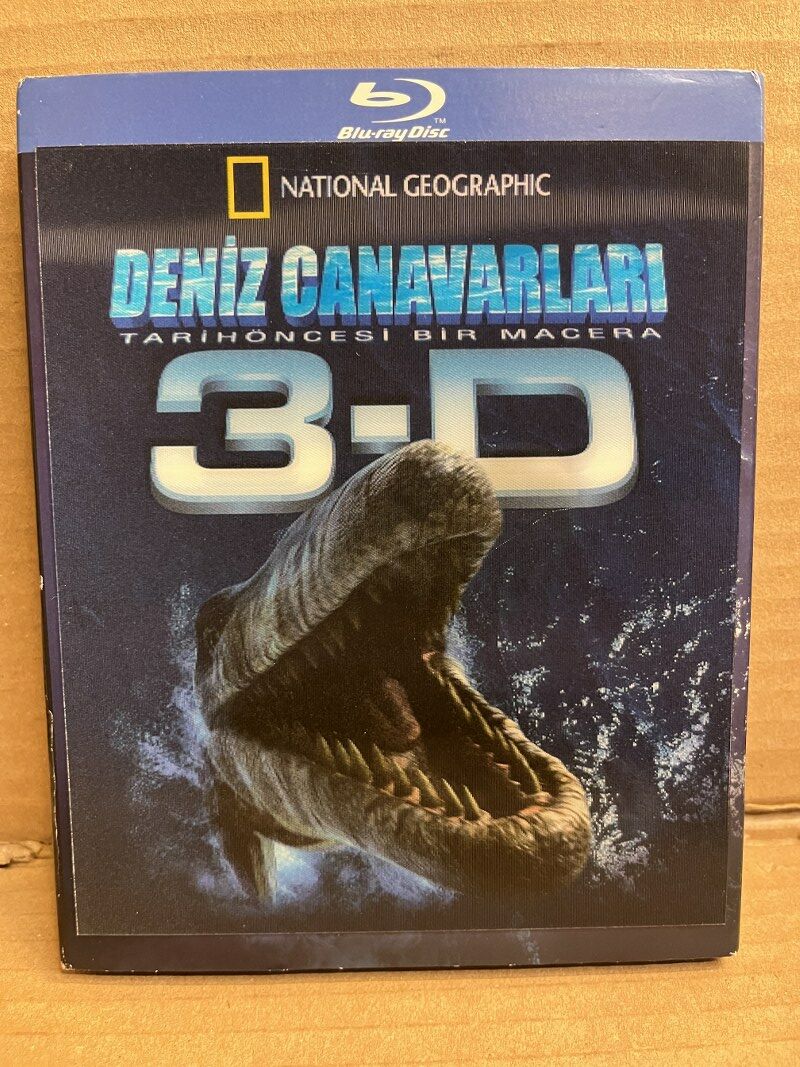 SEA MONSTERS A PREHISTORIC ADVENTURE - DENİZ CANAVARLARI TARİH ÖNCESİ BİR MACERA - NATIONAL GEOGRAPHIC BELGESEL - BLU-RAY 2.EL