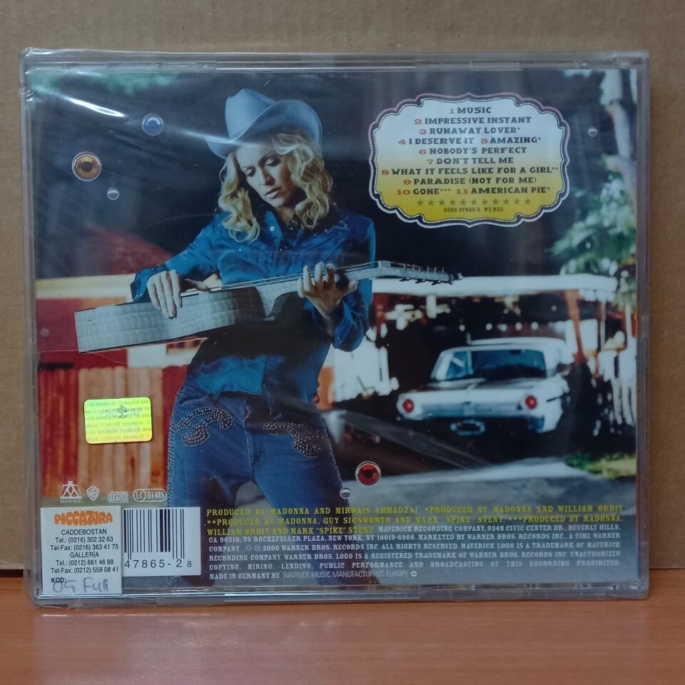 MADONNA - MUSIC (2000) - CD SIFIR