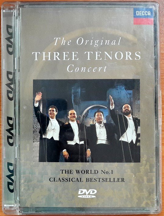 THREE TENORS THE ORIGINAL  CONCERT (CARRERAS,DOMINGO,PAVAROTTI) (1990) - JEWEL CASE DVD 2.EL