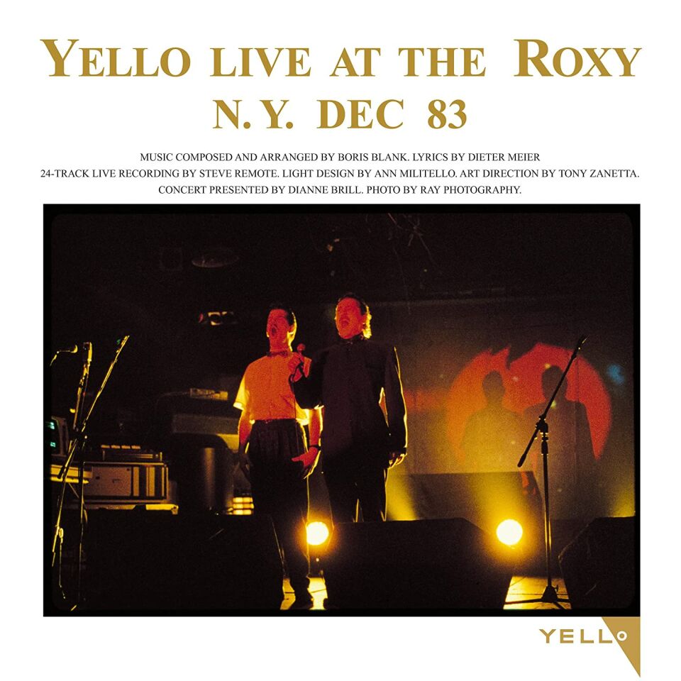 YELLO – CLARO QUE SI / YELLO LIVE AT THE ROXY N. Y. DEC 83 (1981) - LP + RENKLİ LP 2022 SIFIR PLAK