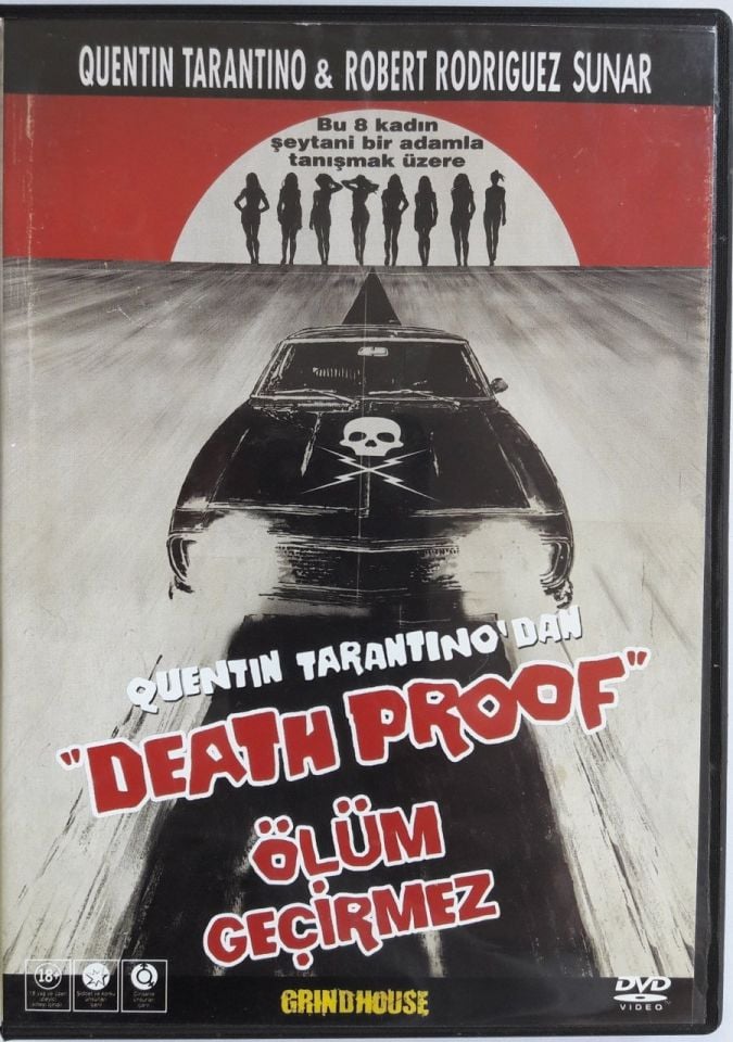 ÖLÜM GEÇİRMEZ - DEATH PROOF - KURT RUSSELL - ZOË BELL - ROSARIO DAWSON - QUENTIN TARANTINO - DVD AMBALAJINDA SIFIR