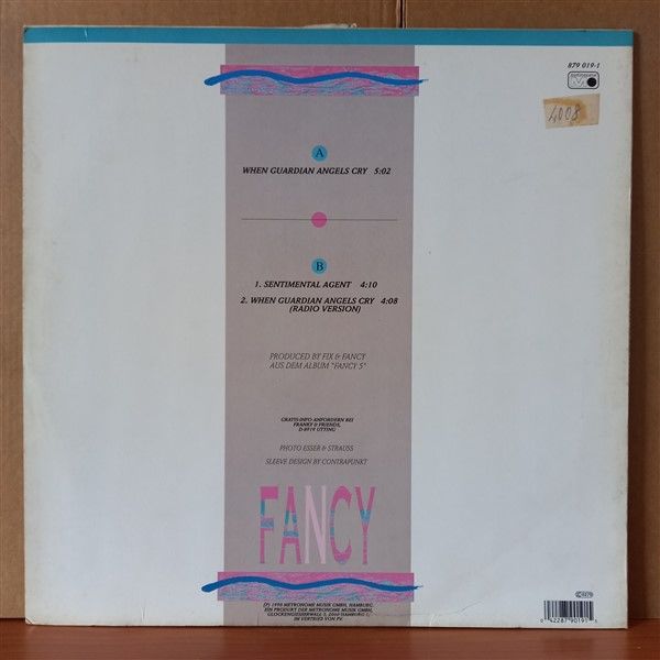 FANCY – WHEN GUARDIAN ANGELS CRY (1990) - 12'' 45RPM MAXI SINGLE 2.EL PLAK