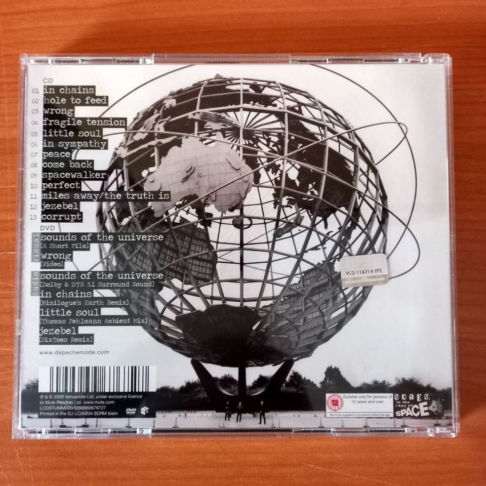 DEPECHE MODE – SOUNDS OF THE UNIVERSE (2009) - CD+DVD 2.EL