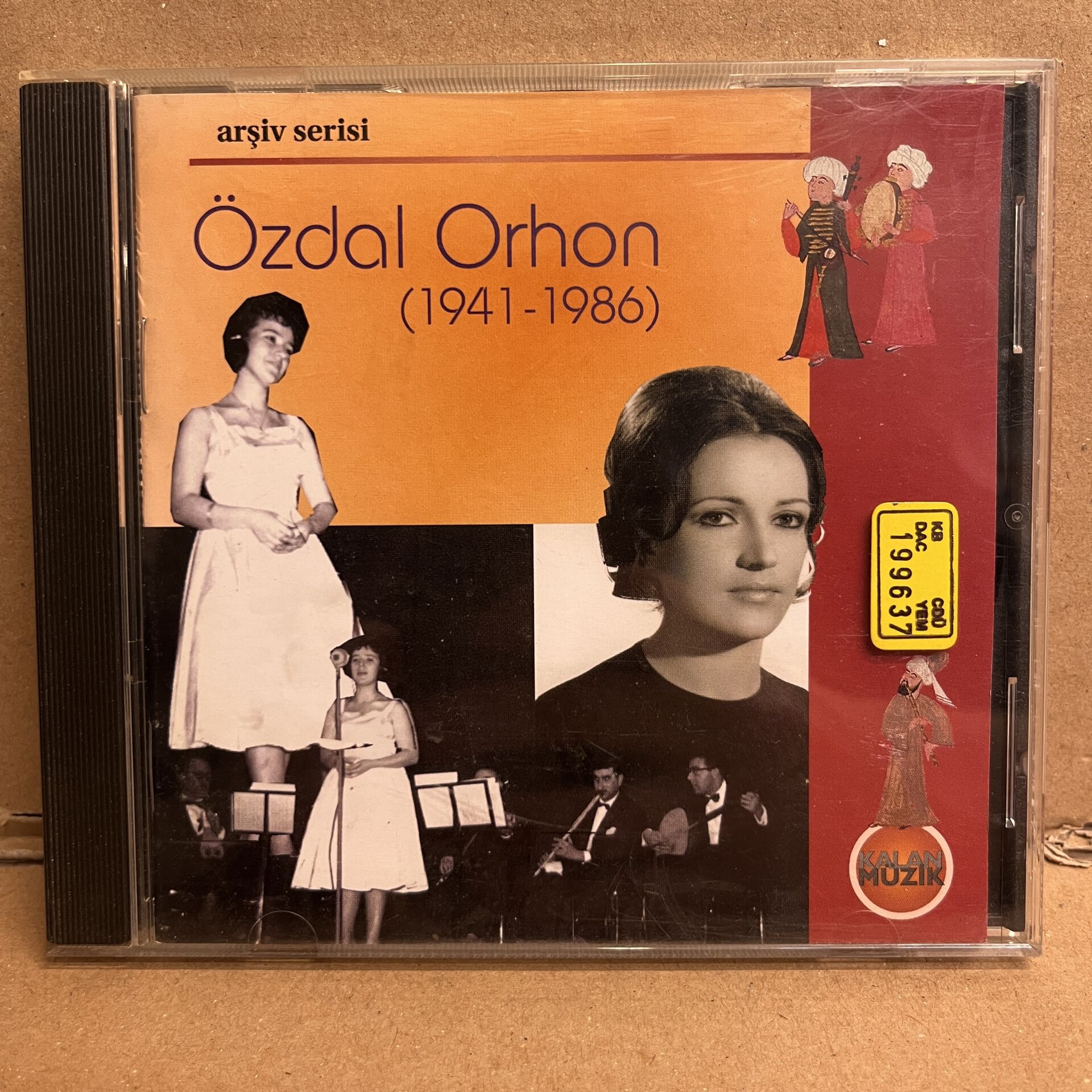 ÖZDAL ORHON - KALAN MÜZİK ARŞİV SERİSİ 1941-1986 (1998) - CD 2.EL