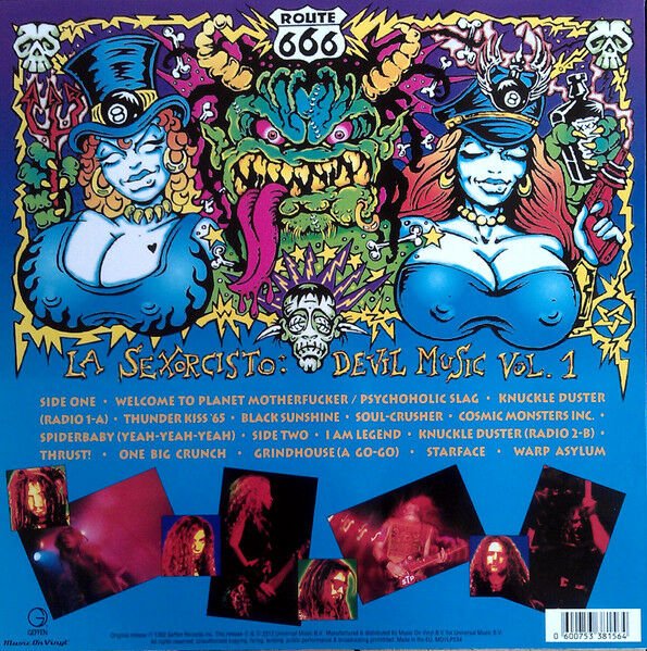 WHITE ZOMBIE – LA SEXORCISTO: DEVIL MUSIC VOL. 1 (1992) - LP 2012 REISSUE SIFIR PLAK