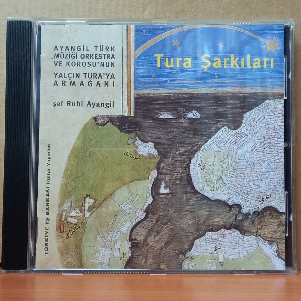 AYANGİL TÜRK MÜZİĞİ ORKESTRASI VE KOROSU - TURA ŞARKILARI / YALÇIN TURA'YA ARMAĞANI / ŞEF: RUHİ AYANGİL (1999) - CD 2.EL