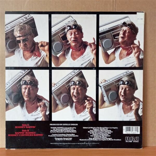 RODNEY DANGERFIELD – RAPPIN' RODNEY (1983) - LP 2.EL PLAK