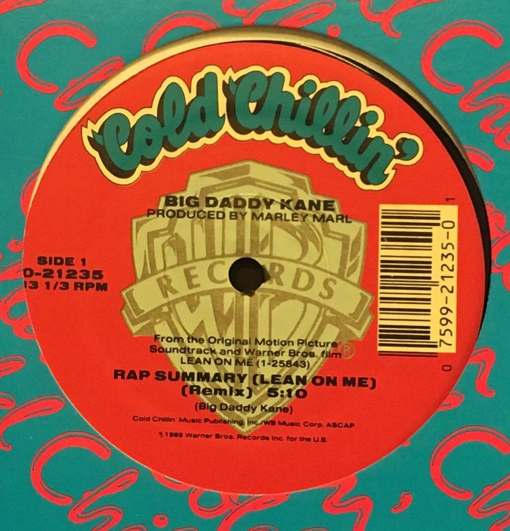 BIG DADDY KANE - RAP SUMMARY (LEAN ON ME) (1989) 12'' MAXISINGLE