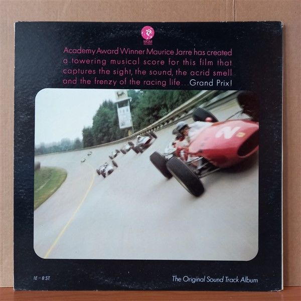 GRAND PRIX: THE ORIGINAL SOUND TRACK ALBUM / MAURICE JARRE (1966) - LP 2.EL PLAK
