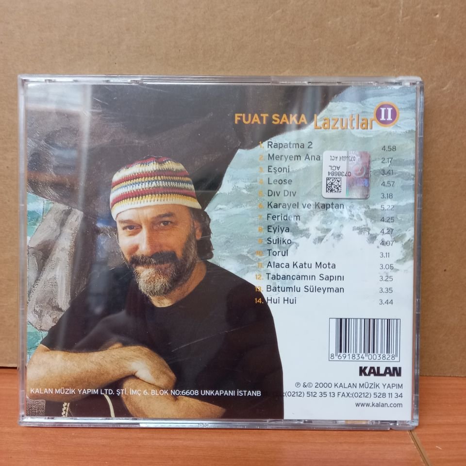 FUAT SAKA - LAZUTLAR II (2000) - CD KALAN MÜZİK 2.EL