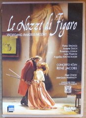 MOZART: LE NOZZE DI FIGARO, CONCERTO KÖLN, RENÉ JACOBS (2004) - 2DVD 2.EL