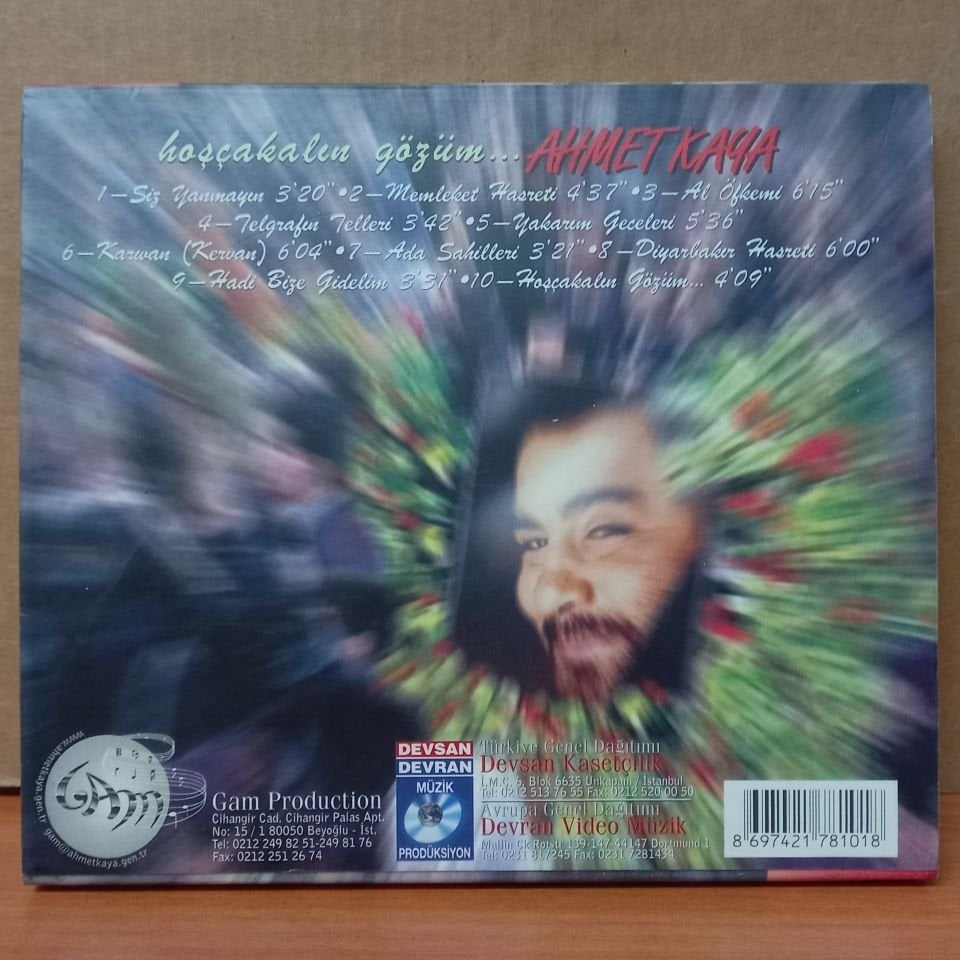 AHMET KAYA - HOŞÇAKALIN GÖZÜM... (2001) - CD 2.EL