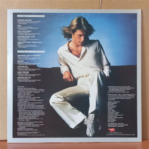ANDY GIBB – SHADOW DANCING (1978) - LP 2.EL PLAK