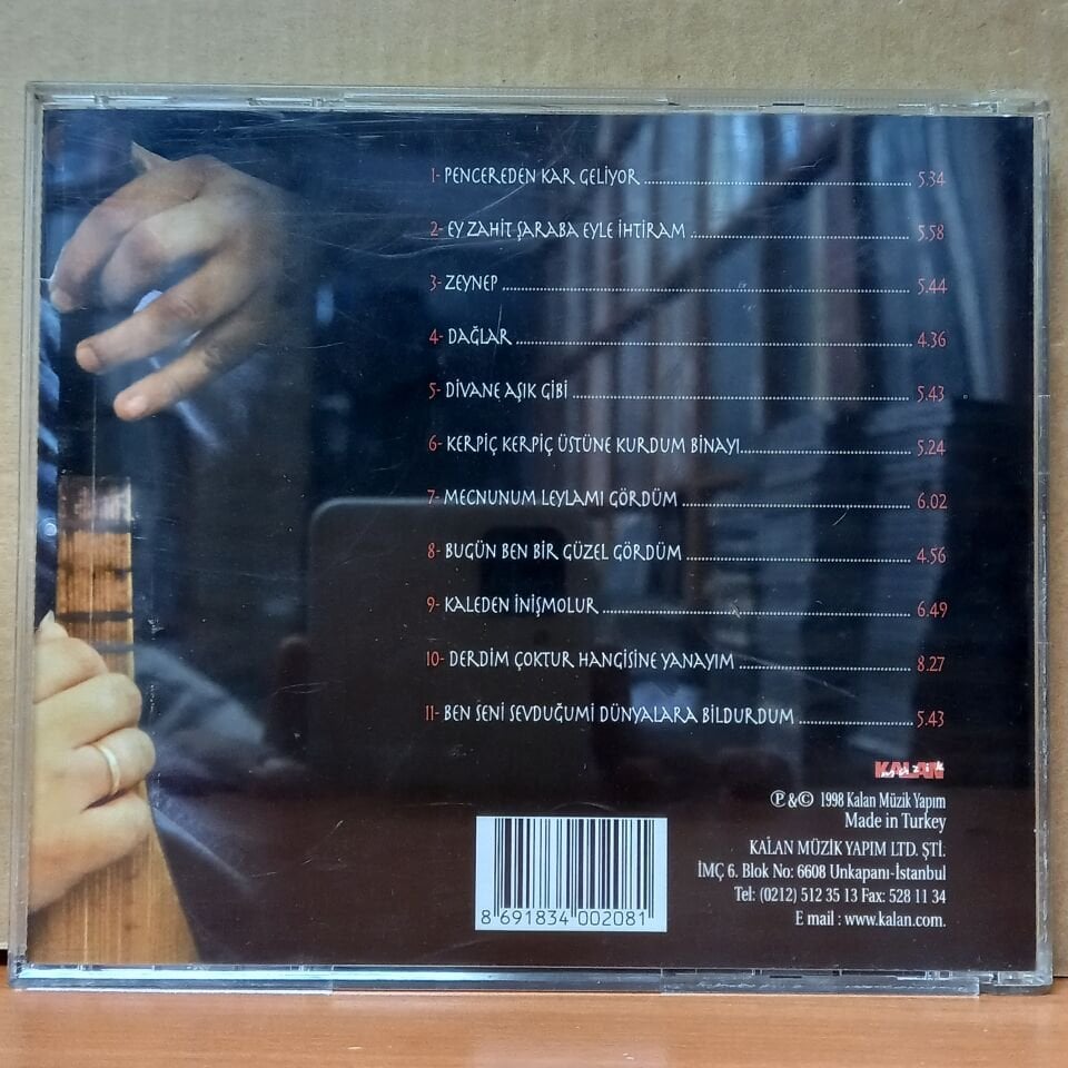 ERKAN OĞUR, İSMAİL H. DEMİRCİOĞLU - GÜLÜN KOKUSU VARDI (1998) - CD 2.EL