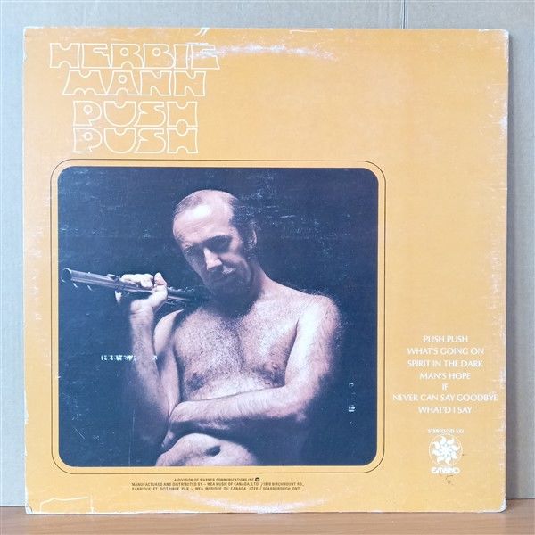 HERBIE MANN – PUSH PUSH (1971) - LP 2.EL PLAK