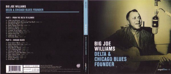 BIG JOE WILLIAMS – DELTA & CHICAGO BLUES FOUNDER (2007) - CD DIGIPAK AMBALAJINDA SIFIR