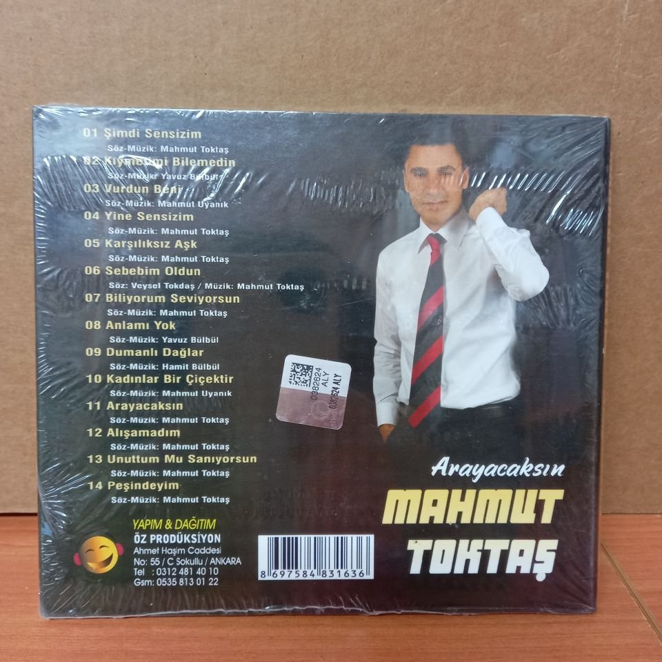 MAHMUT TOKTAŞ - ARAYACAKSIN (2019) - CD SIFIR