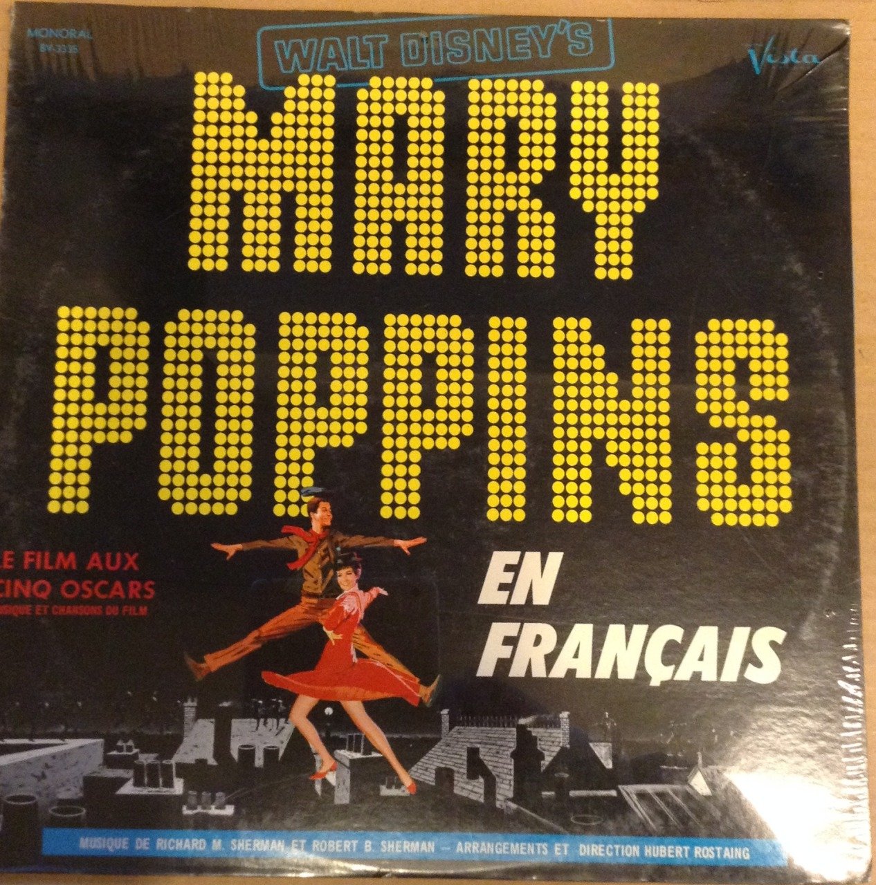 MARY POPPINS EN FRANÇAIS WALT DISNEY ESKİ BASKI SIFIR PLAK