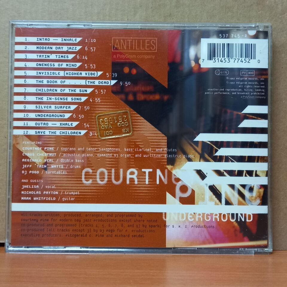 COURTNEY PINE – UNDERGROUND (1997) - CD 2.EL