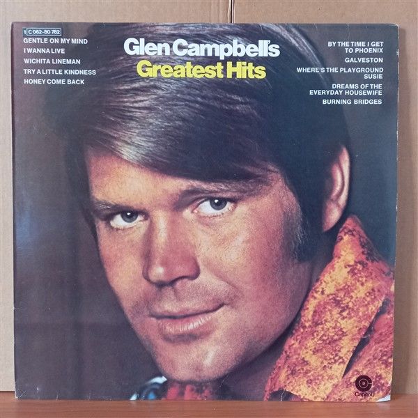 GLEN CAMPBELL – GLEN CAMPBELL'S GREATEST HITS - LP 2.EL PLAK